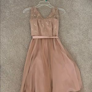 Pink/nude lacy dress